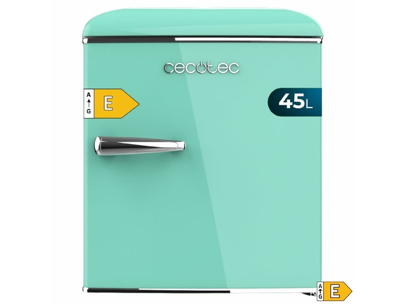 Mini réfrigérateur cecotec bolero coolmarket tt origin 45 vert 45 l 44,7 x 53,4 x 55 cm  - Conforama B
