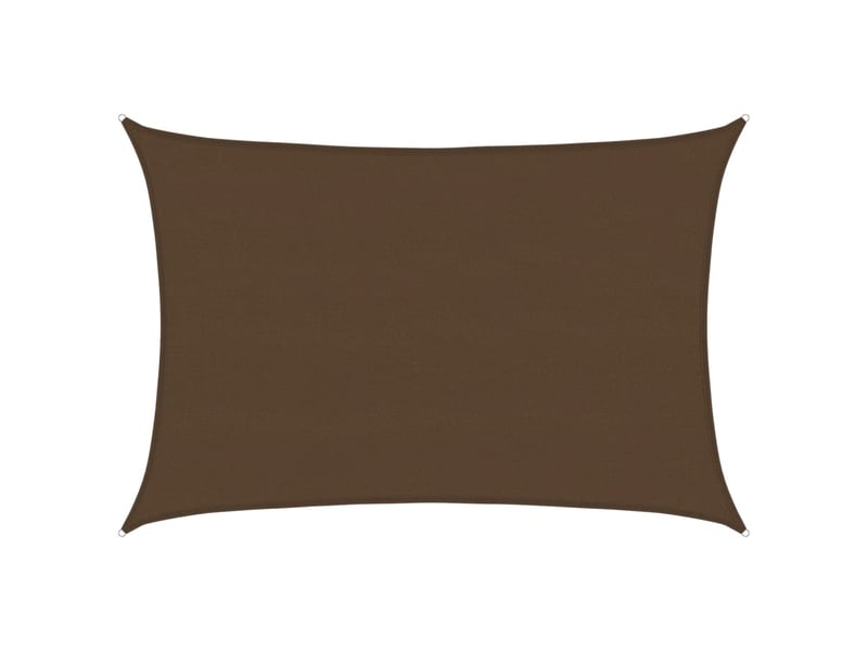  Voile d'ombrage - voile d'ombre - voile parasol 160 gm² marron 5x6 m pehd  - Conforama A