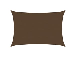 Voile d'ombrage - voile d'ombre - voile parasol 160 gm² marron 5x6 m pehd