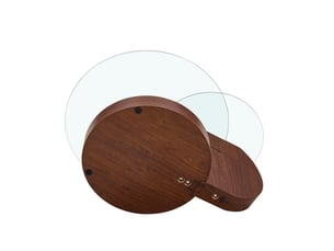 Table basse forme atypique coloris bicolore <strong>BEAUNIV</strong> <strong></strong> - 70 cmx90 cm