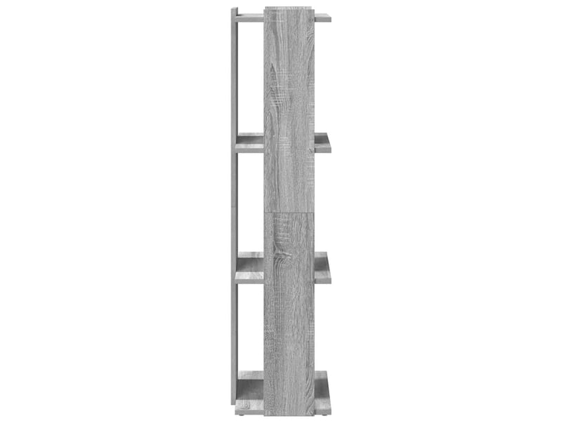  Bibliothèque à 3 niveaux, armoire à livres sonoma gris 60x30x120 cm  - Conforama E