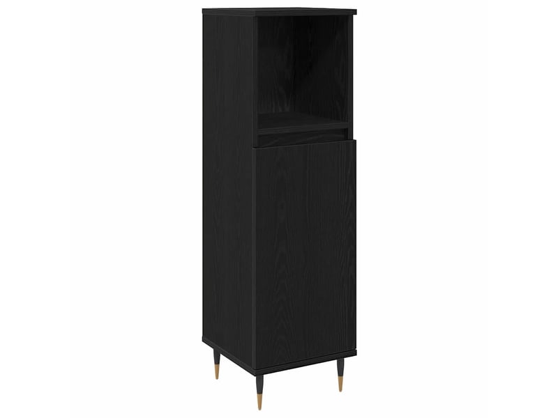  Ensemble de mobilier de salle de bain 3 pc chêne noir cf64334  - Conforama C