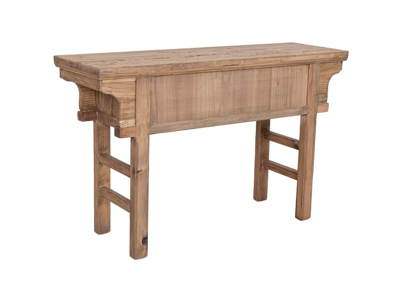  Console en bois beige 114x35x70 cm h  - Conforama E