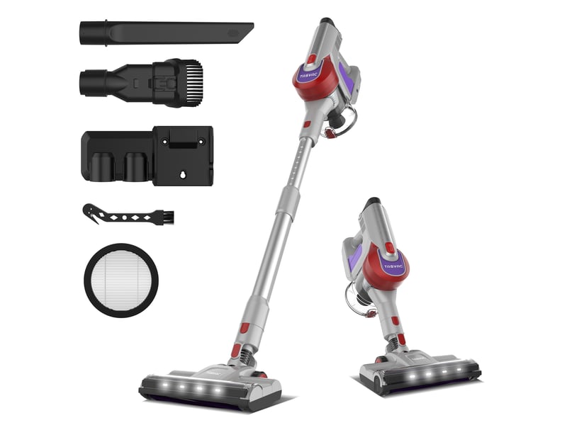 Aspirateur balai sans fil avec écran led, brosse rouleau souple, moteur 260 w, jusqu’à 50 min d’autonomie - Conforama A
