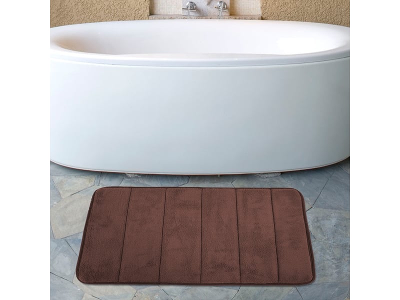  Tapis de bain antidérapant - brun café  - Conforama B