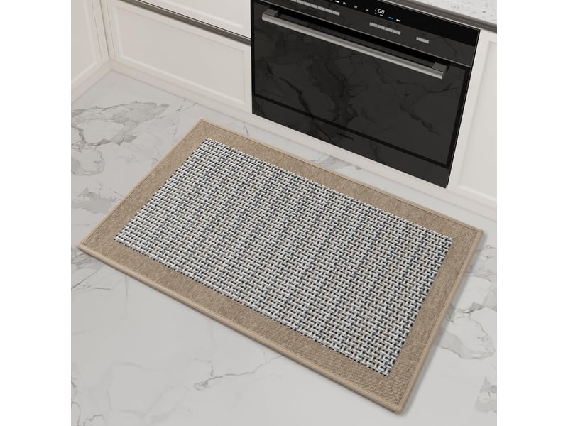  1 pièce (marron, 50*80cm) tapis en caoutchouc antidérapant pour évier de cuisine, tapis absorbant lavable en machine  - Conforama A