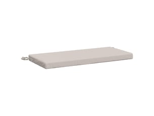 Coussin de banc, coussin d'assise, coussin de canapé soest 100 % polyester blanc 80 x 40 x 5 cm cf53049