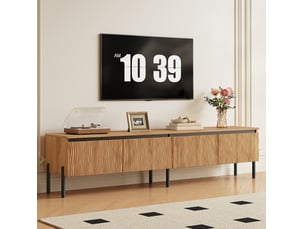 Meuble tv coloris naturel 180 cm MODENVIE