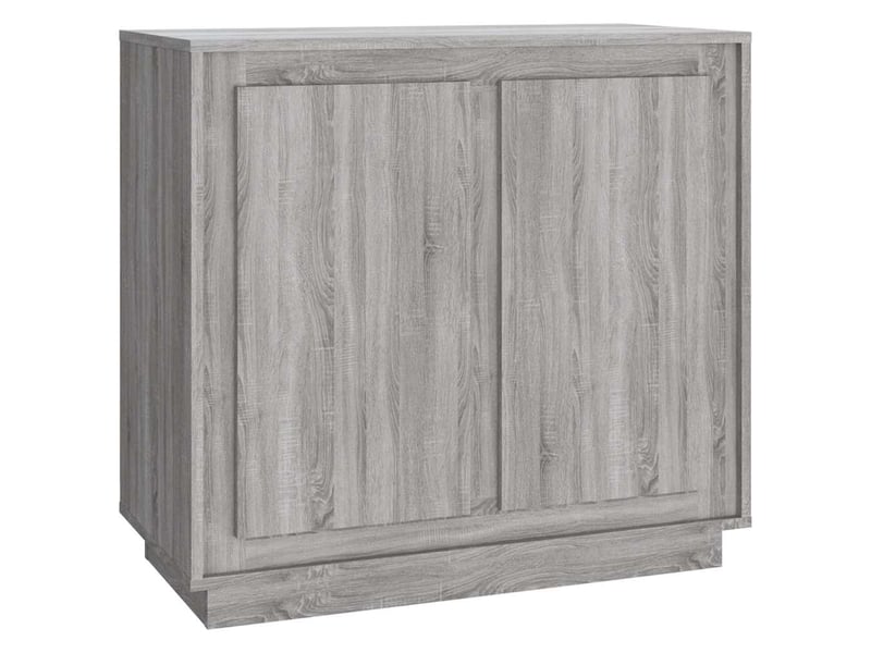  Buffet - bahut - meuble de rangement sonoma gris 80x34x75 cm bois d'ingénierie  - Conforama A