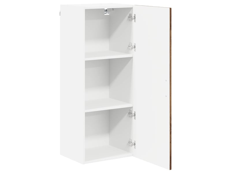 Meuble mural de cuisine | armoire de cuisine bois ancien 40x31x100cm shl1961 - Conforama D