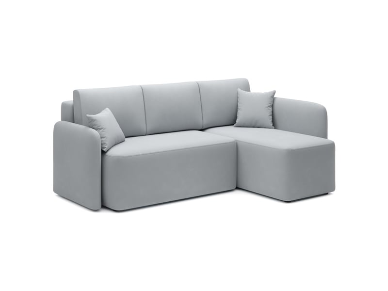 Canapé d'angle collection hedson coloris gris - Conforama C