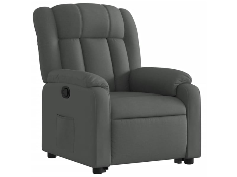  Fauteuil inclinable, fauteuil relax gris foncé tissu shl62360  - Conforama D