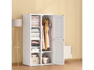 Armoire <strong>SHOPENTRA</strong> <strong></strong> coloris blanc largeur 69 cm