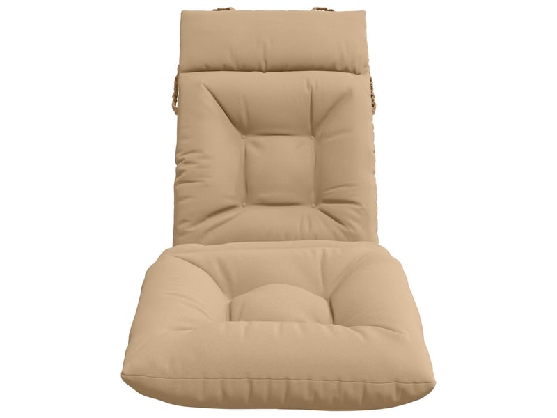  Coussin de transat, coussin pour bain de soleil vianen 100 % polyester sable 200 x 50 x 8 cm cf56338  - Conforama D