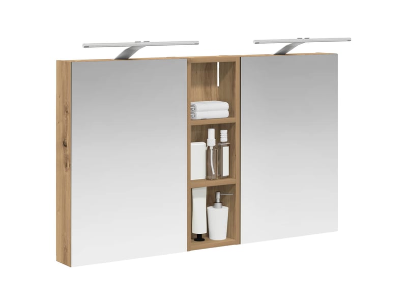 Ensemble de meubles de salle de bain 3 pcs 100x10.5x60.5 cm shl9737 - Conforama C