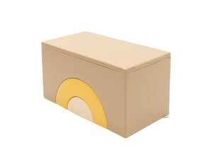 Pont en mousse arc-en-ciel beige miel