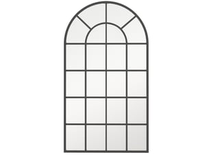 Miroir arrondi(e) à fixer coloris noir <strong></strong>  <strong></strong> - 65 cm x 2.5 cm