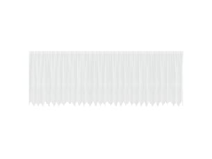 Rideau en dentelle, rideau ajouré, voilage blanc 160 x 750 cm polyester cf43688