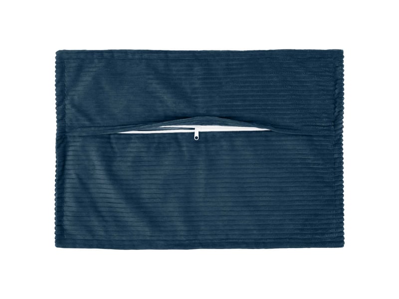  Lot de 6 housses de coussin houten bleu marine 30 x 50 cm cf49805  - Conforama C