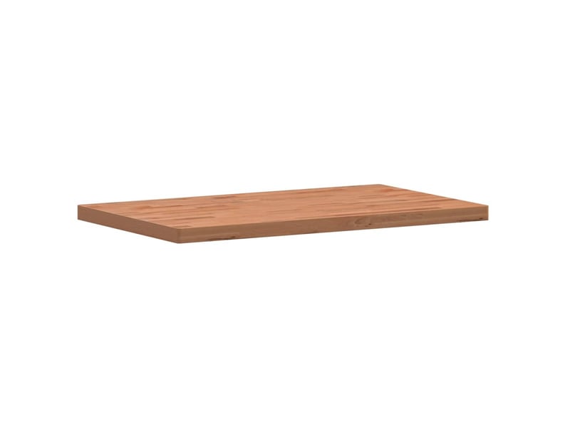  Comptoir de salle de bain, plan de travail 100x60x4 cm bois massif de hêtre cf65718  - Conforama C