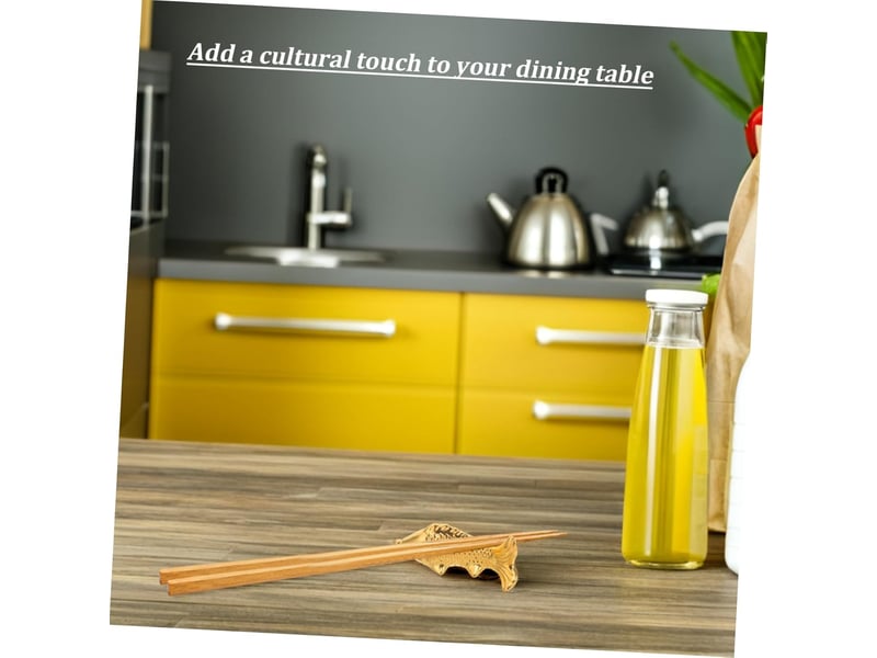 2pièces repose-baguettes alliage de zinc support à baguettes forme de carpe koï porte-baguettes de table support à baguettes pour cuisine et maison - Conforama E