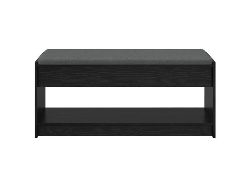  Banc d'entrée, banc interieur chêne noir 103x38x45 cm  - Conforama E