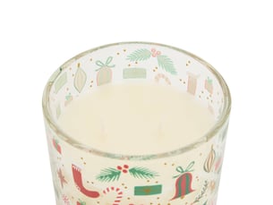 Bougie parfumée en verre noël traditionnel 260 g