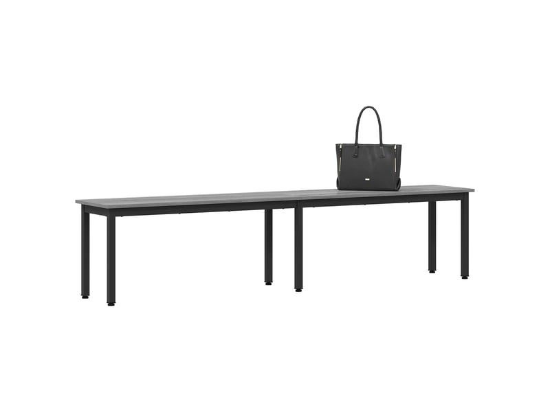  Banc d'entrée, banc d'intérieur gris sonoma 200x35x45 cm bois d'ingénierie  - Conforama C
