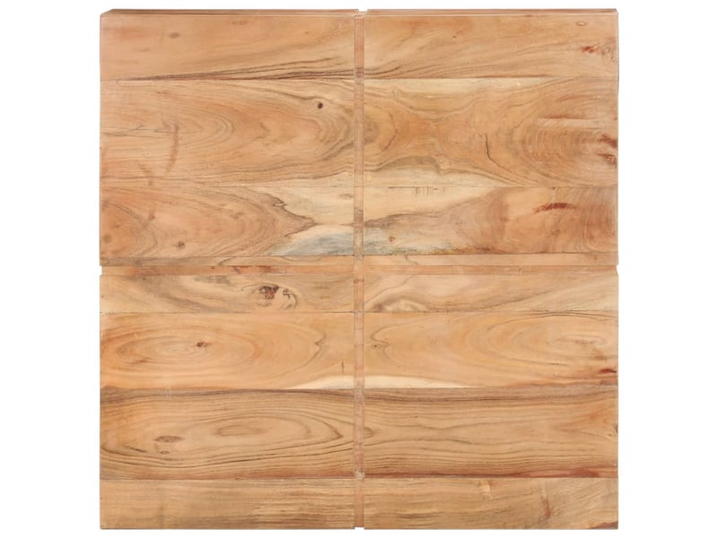  Table basse | table d'appoint salon 80x80x28 cm bois d'acacia massif  - Conforama D