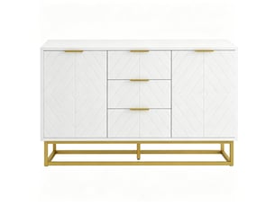 Buffet 2 porte(s) 3 tiroir(s) PANGIVO T5828S00052 - 120 cm coloris bicolore