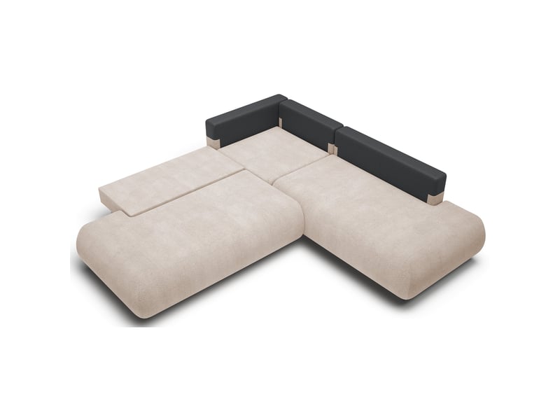 Selsey armone - canapé d'angle convertible - 265 cm - beige clair Armone - Conforama D