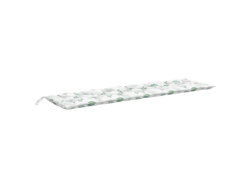  Coussin de banc de jardin, coussin d'assise motif de feuilles 200x50x7 cm tissu cf52763  - Conforama A