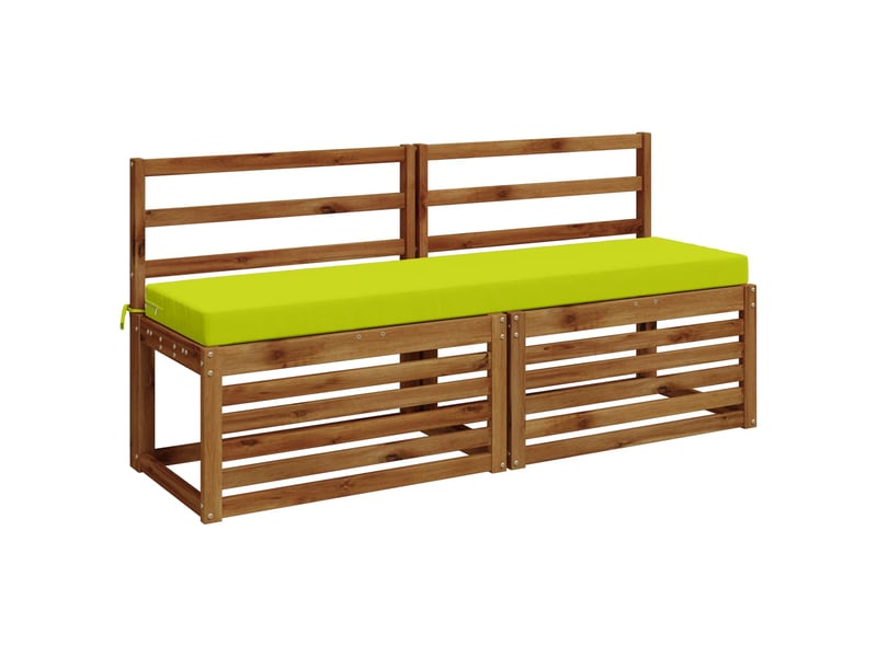  Lot de 2 coussins de banc, coussins d'assise soest 100 % polyester vert vif. Cf57623  - Conforama C