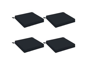 Lot de 4 coussins de siège, coussins d'assise soest 100 % polyester cf60177