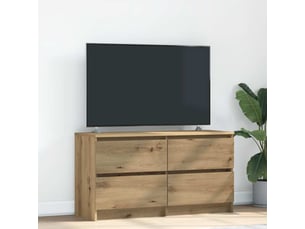 Meuble tv coloris marron 100 cm <strong></strong>  <strong></strong>