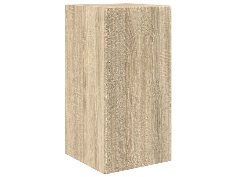  Ensemble de meuble tv - banc tv - meuble de rangement mural 4 pcs chêne sonoma bois d'ingénierie  - Conforama E
