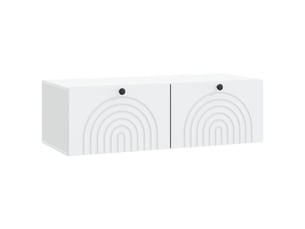 Meuble tv coloris blanc 99 cm <strong></strong>  <strong></strong>