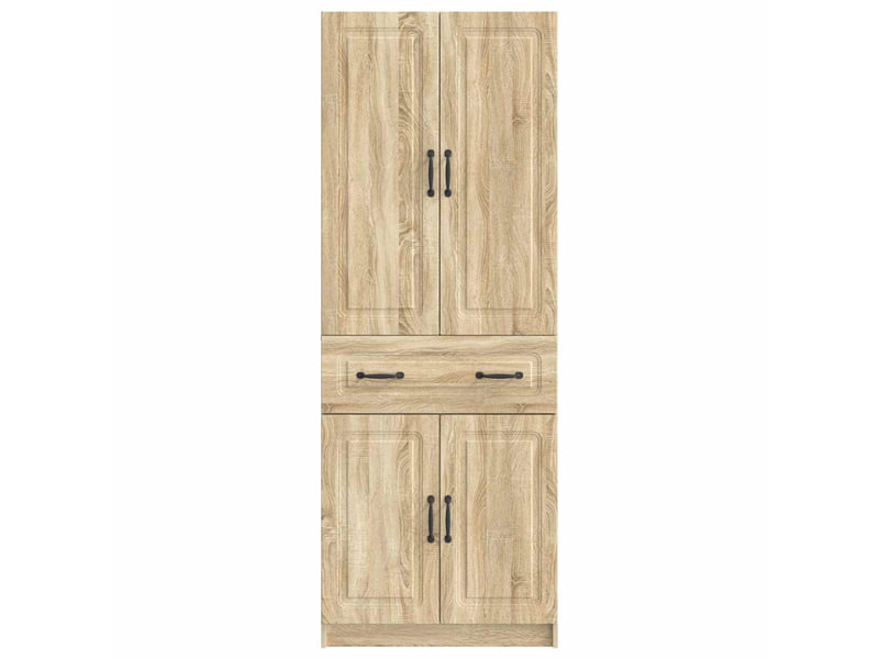  Buffet - ensemble de meubles 2 pc chêne sonoma bois d'ingénierie  - Conforama E