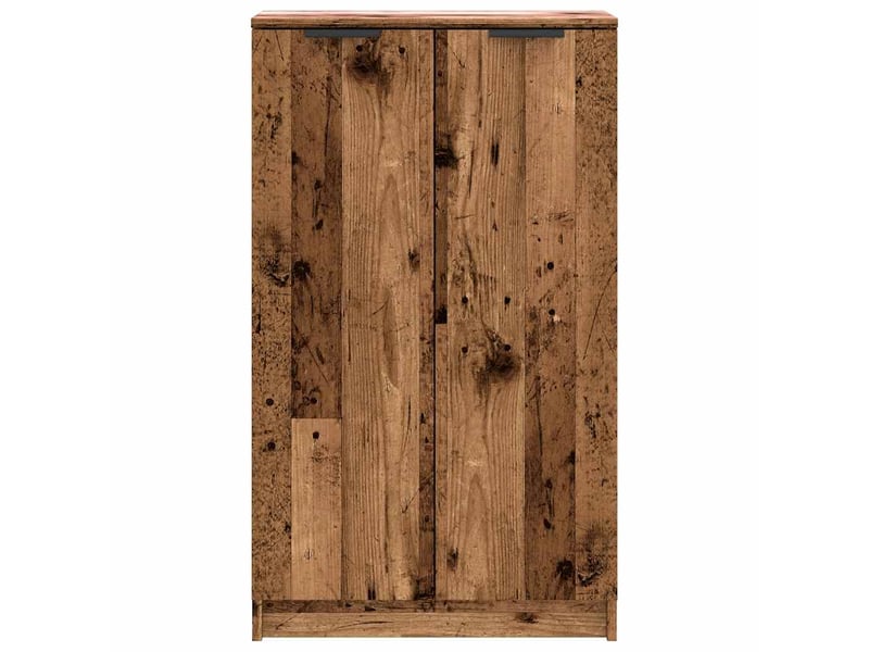  Armoire à chaussures | meuble à chaussures vieux bois 59x35x100,5cm bois d'ingénierie  - Conforama D