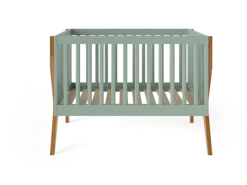  Yappyicon - lit bébé 120x60 cm - vert sauge chêne 4754010385621 - Conforama C