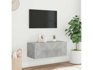 Meuble tv coloris gris 80 cm <strong></strong>  <strong></strong>