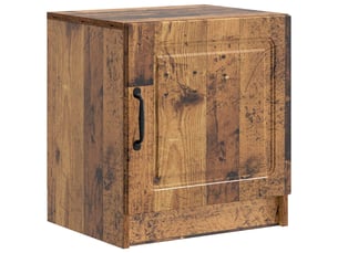 Table de chevet - cabinet de chevet - table de nuit bois ancien 43 x 34,5 x 47 cm