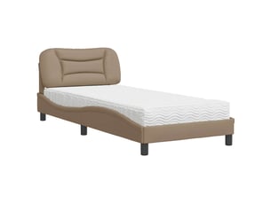 Lit simple 90x200 cm    coloris marron