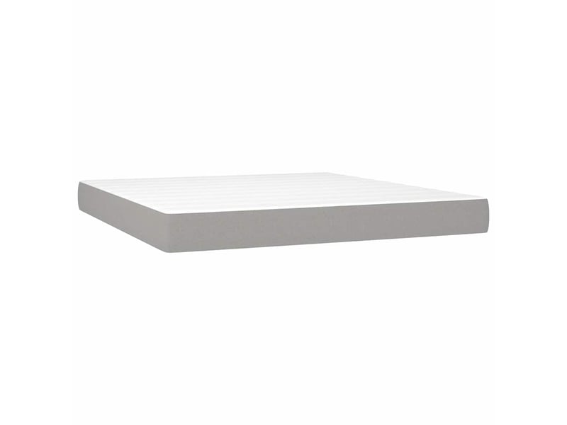 Matelas de lit à ressorts ensachés fermeté moyenne gris clair 160x200x20 cm  - Conforama A