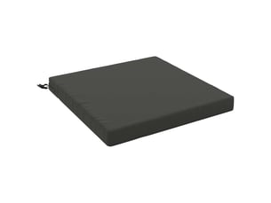 Coussin de siège, coussin d'assise 1 pièce soest 100 % polyester anthracite cf55534