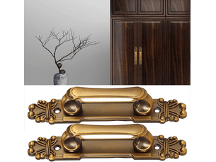 Poignées de porte vintage, poignées coulissantes pour meubles de grange, quincaillerie ancienne pour armoires de style européen