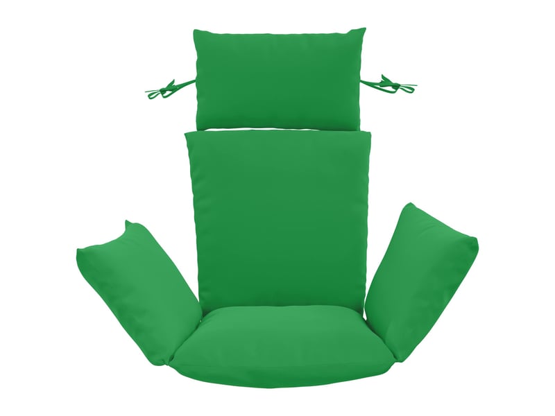  Coussin pour balançoire de chaise d'œuf, coussin d'intérieur et d'extérieur adirondack putten 100 % polyester vert 60 x 145 x 10 cm cf50079  - Conforama C