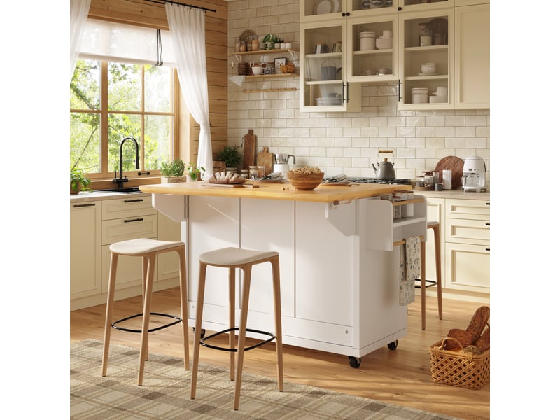  Desserte 2 portes 5 tiroirs coloris blanc mdf desserte blanc - Conforama E