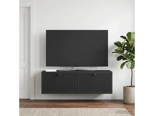 Meuble tv coloris noir 98 cm <strong></strong>  <strong></strong>