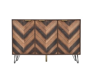 Buffet 3 porte(s) 0 tiroir(s) <strong></strong> <strong></strong> - 120 cm coloris naturel